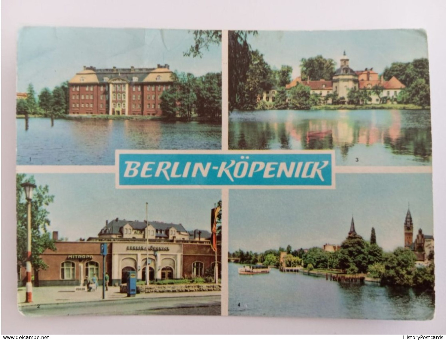 Berlin-Köpenick, Mehrbild-AK Mit Bahnhof, 1967 - Koepenick