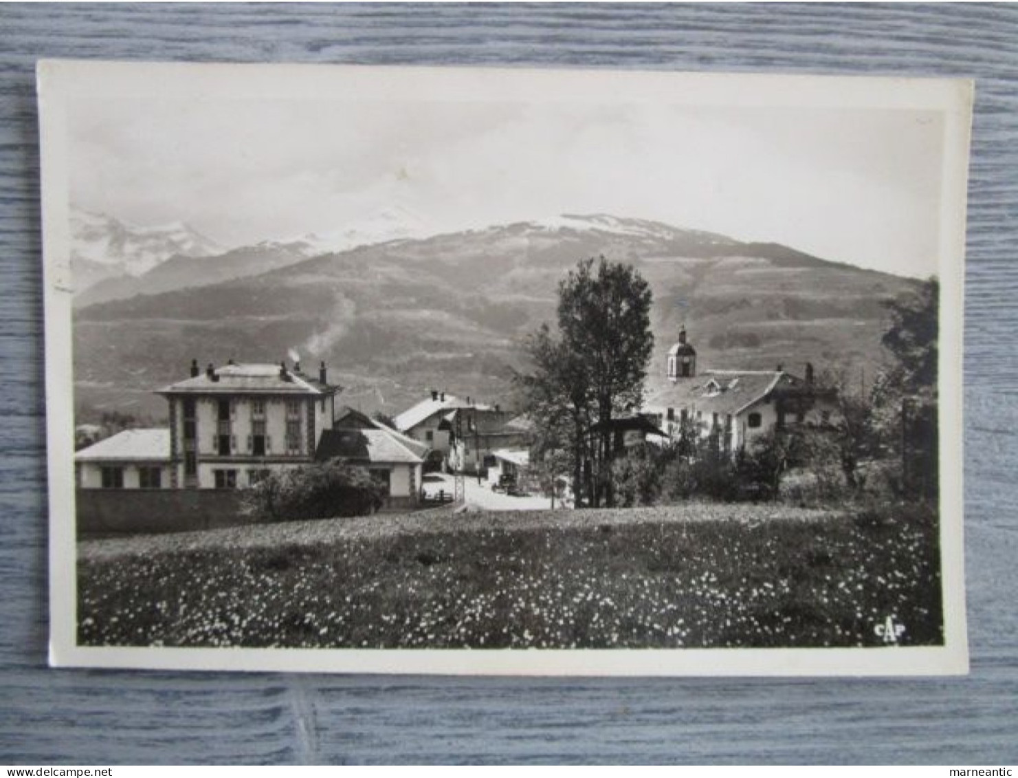 Cpa Passy (74) Vue Générale Et Le Mont Joly - Passy