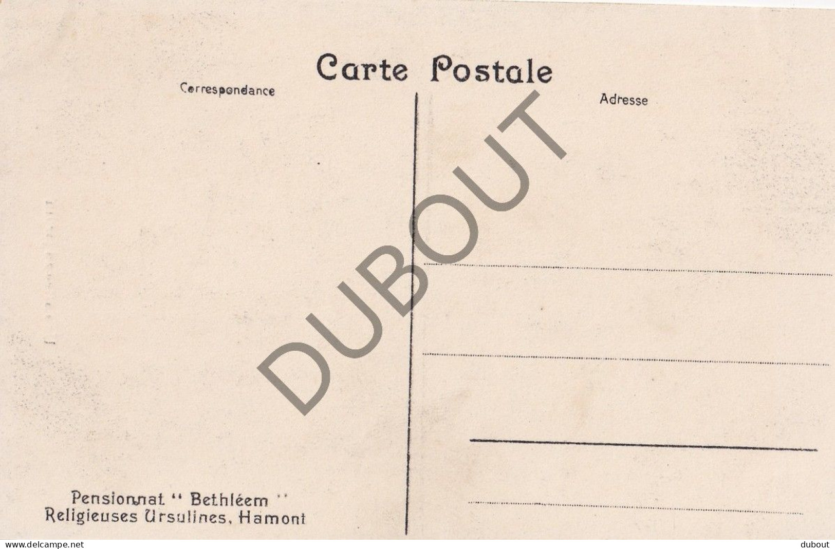 Postkaart - Carte Postale - Hamont Pensionnat Bethléem  (C5608) - Hamont-Achel