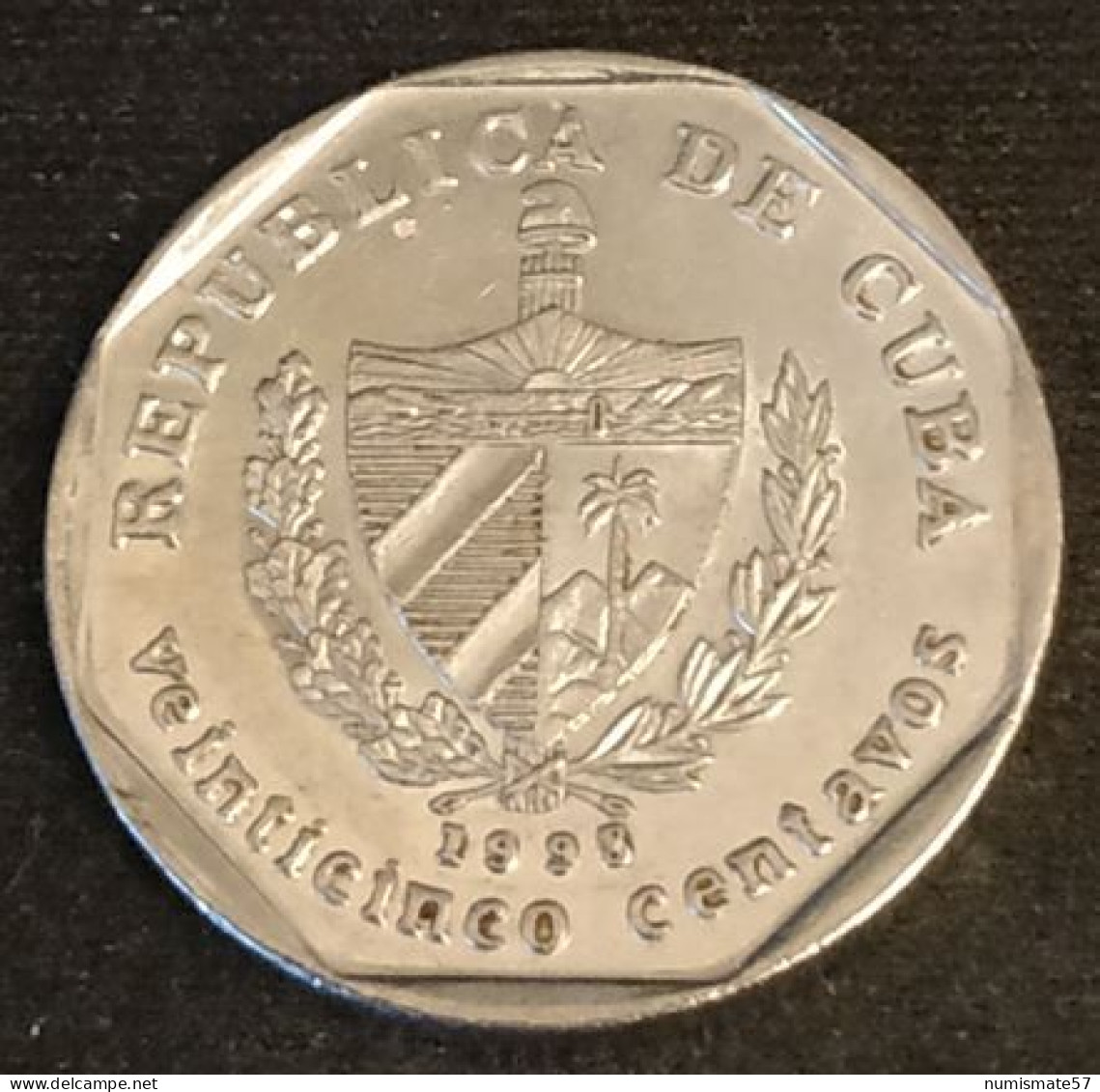 CUBA - 25 CENTAVOS 1998 - TRINIDAD - KM 577.2 - Kuba