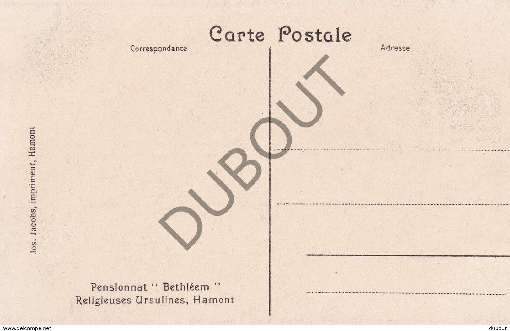 Postkaart - Carte Postale - Hamont Pensionnat Bethléem  (C5617) - Hamont-Achel