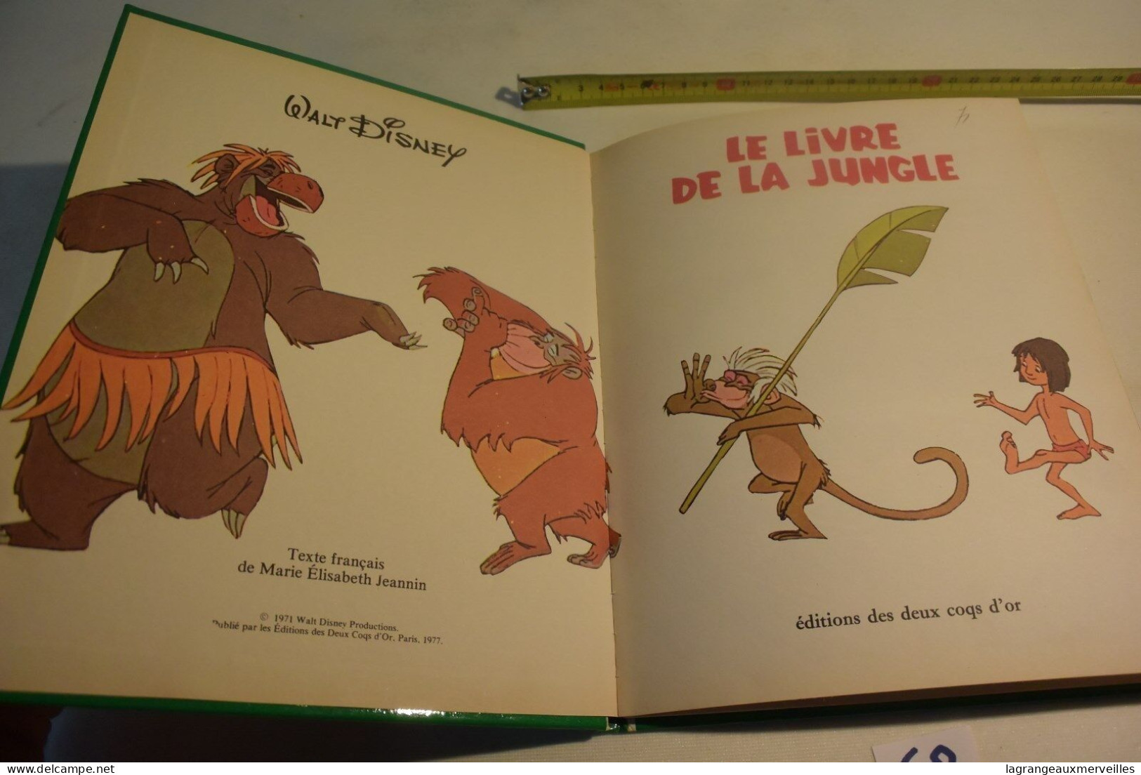 C68 Livre Enfant - Le Livre De La Jungle - Walt Disney - Disney