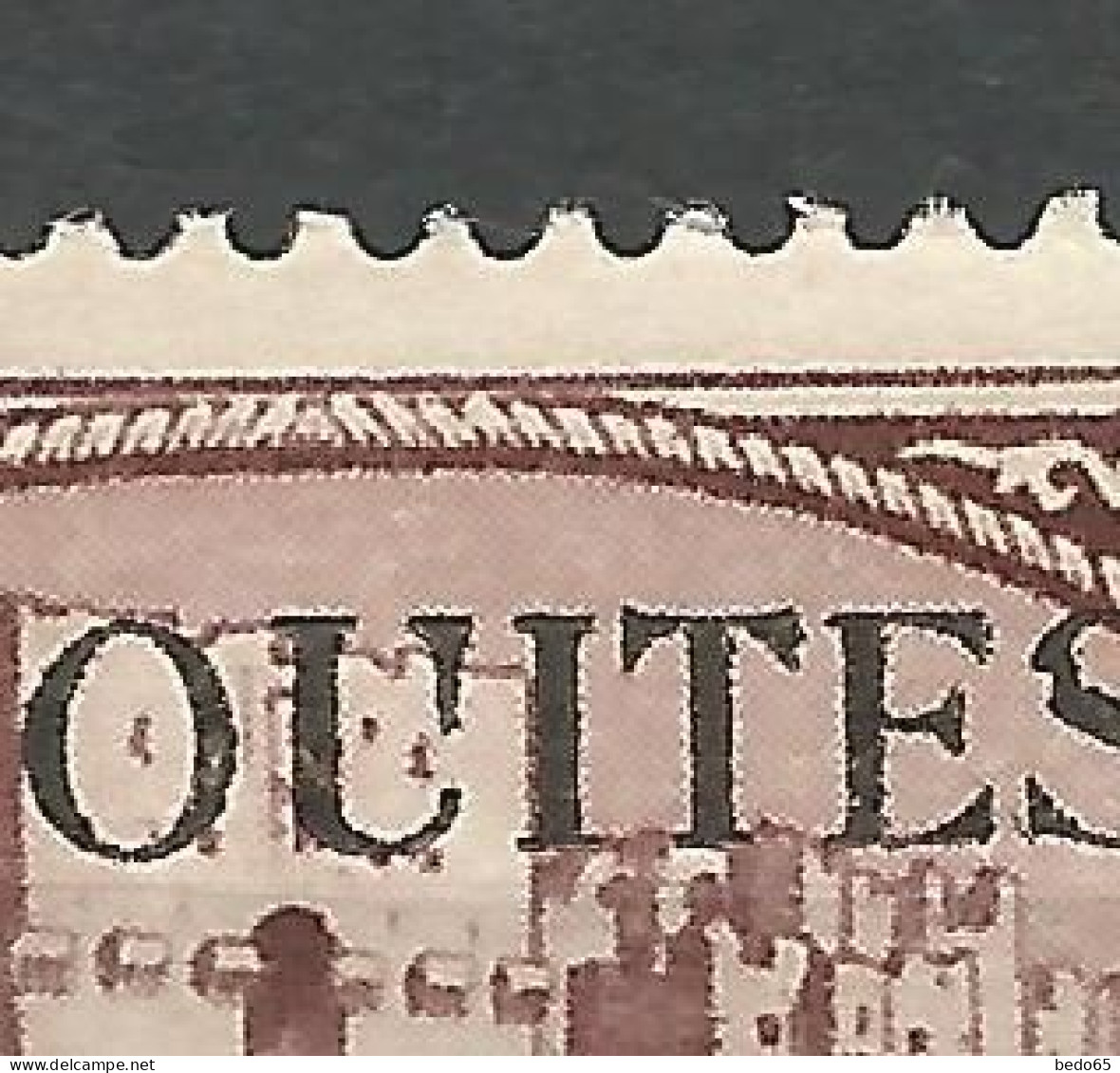 ALAOUITES N° 33 Variétée U D'ALAOUITES Brisé NEUF* TRACE DE CHARNIERE / Hinge / MH - Unused Stamps