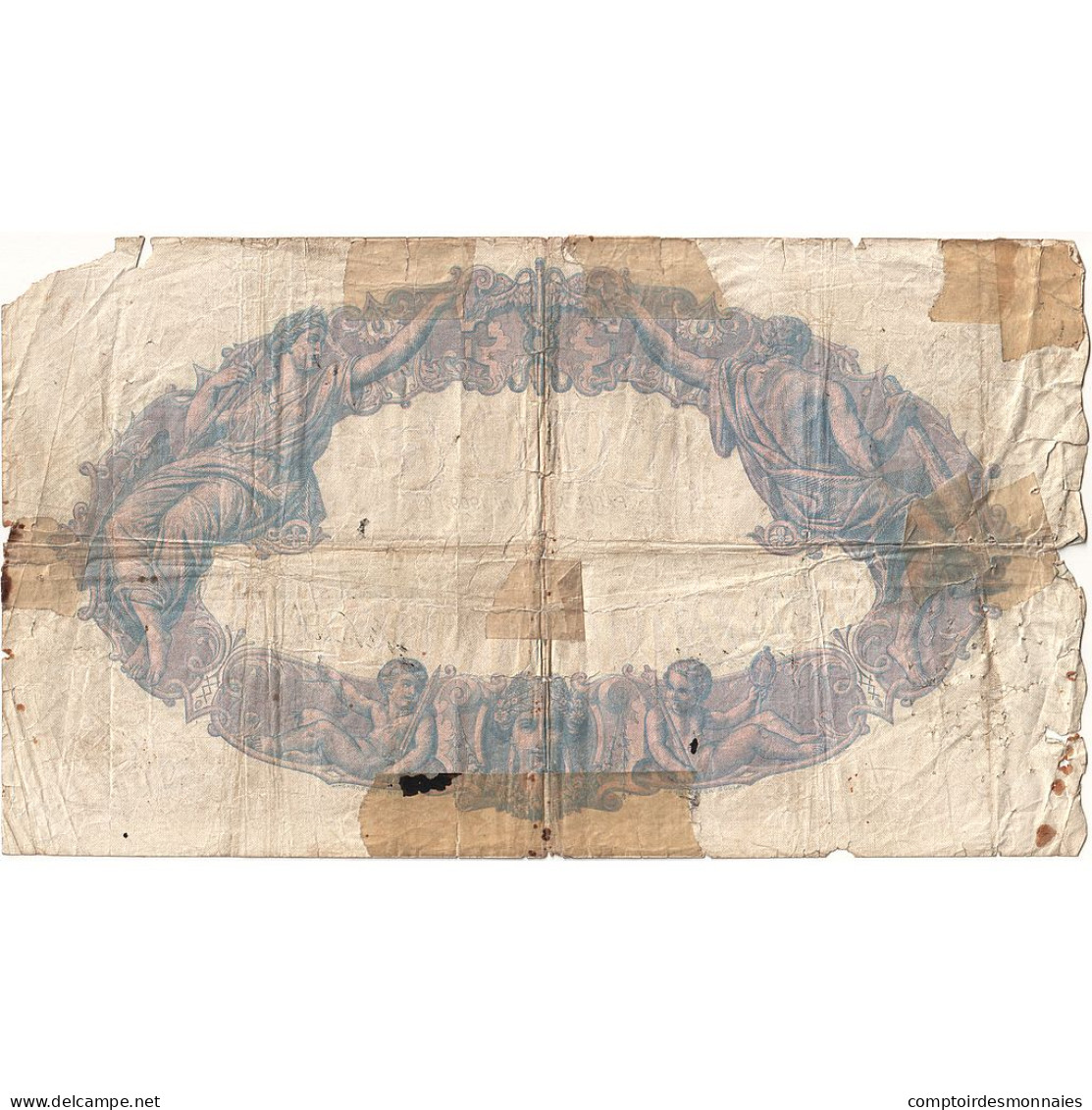 France, 500 Francs, Bleu Et Rose, 1909, G.300, Rare, AB, Fayette:30.17, KM:66g - 500 F 1888-1940 ''Bleu Et Rose''