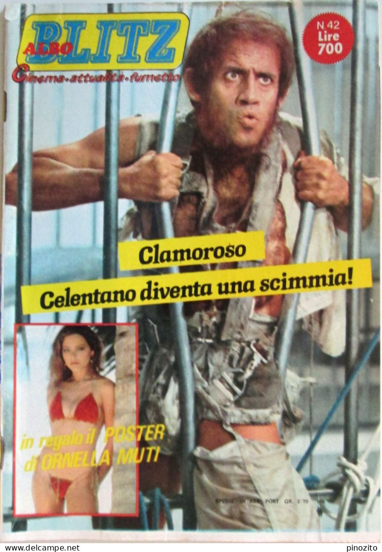 ALBO BLITZ 42 1982 Adriano Celentano Nadia Cassini Mina Miguel Bosé Francesco Nuti - Televisie