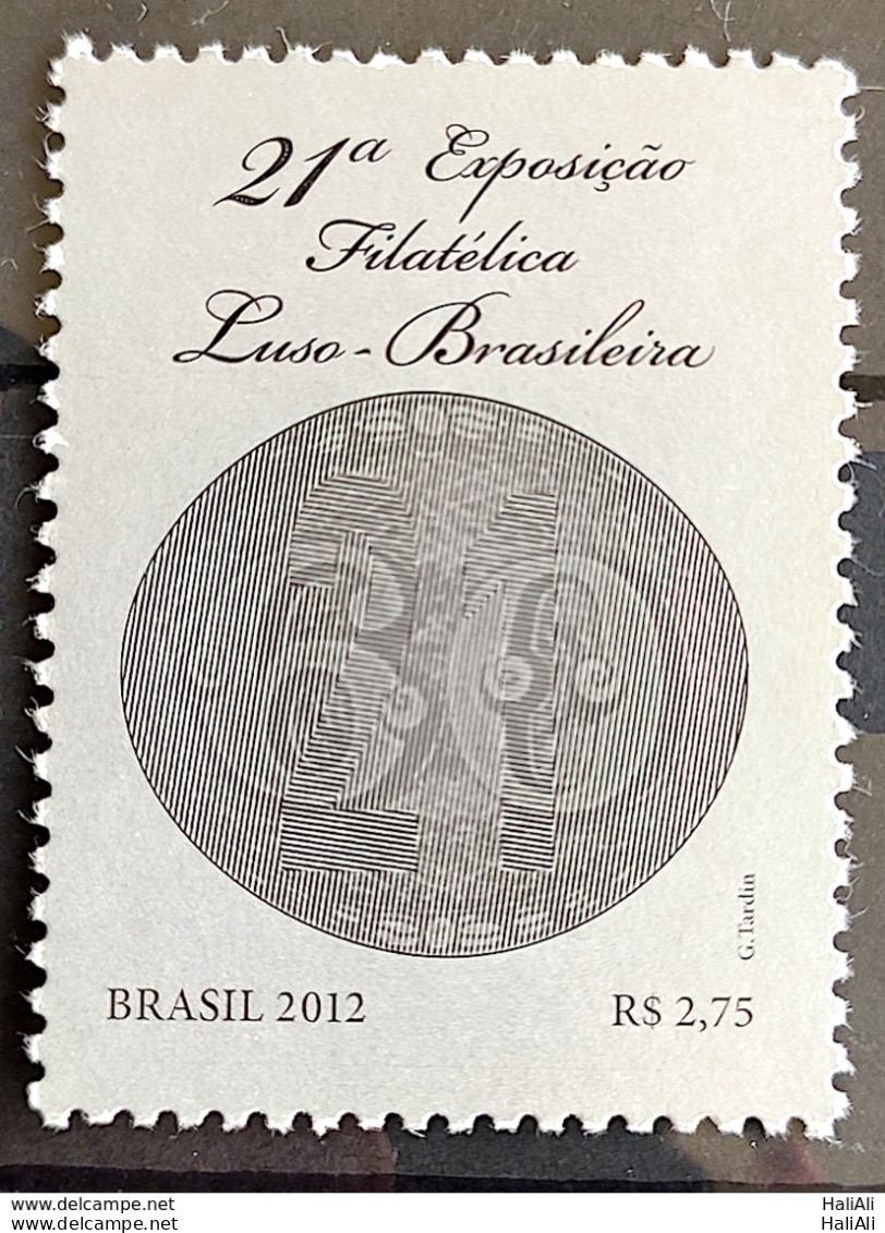 C 3220 Brazil Stamp Exhibition Portugal Lubrapex Bulls Eye 2012 - Unused Stamps