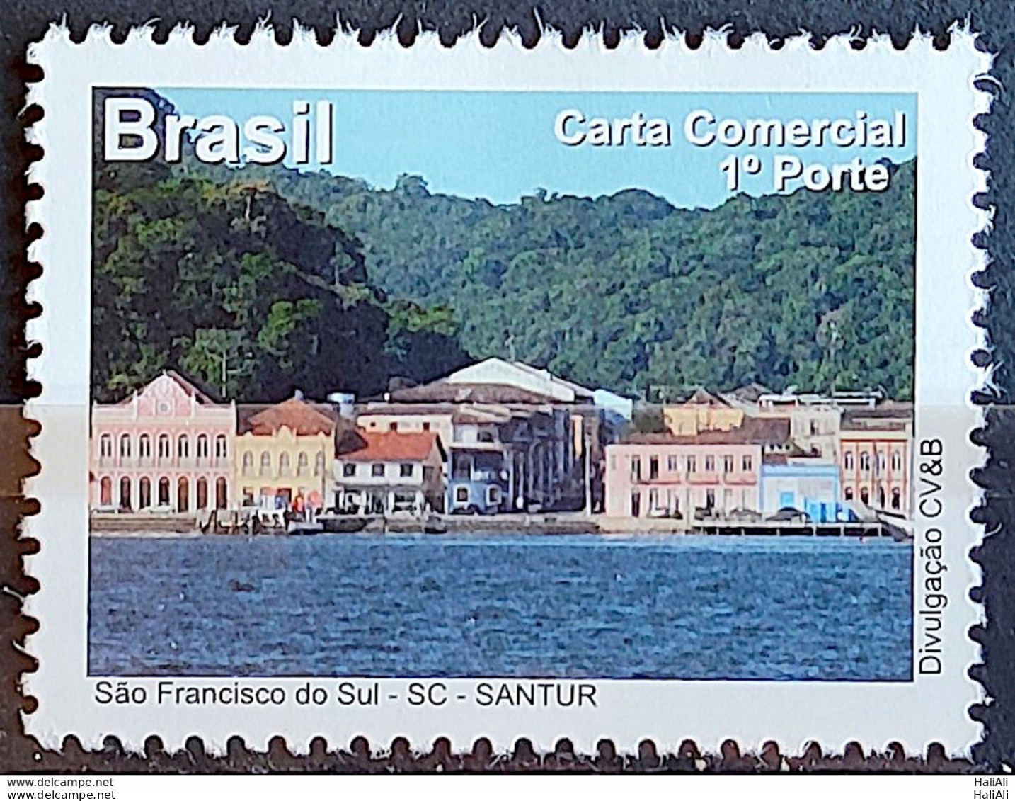 C 3173 Brazil Depersonalized Stamp Santa Catarina Charms Tourism 2012 Sao Francisco Do Sul - Personalisiert