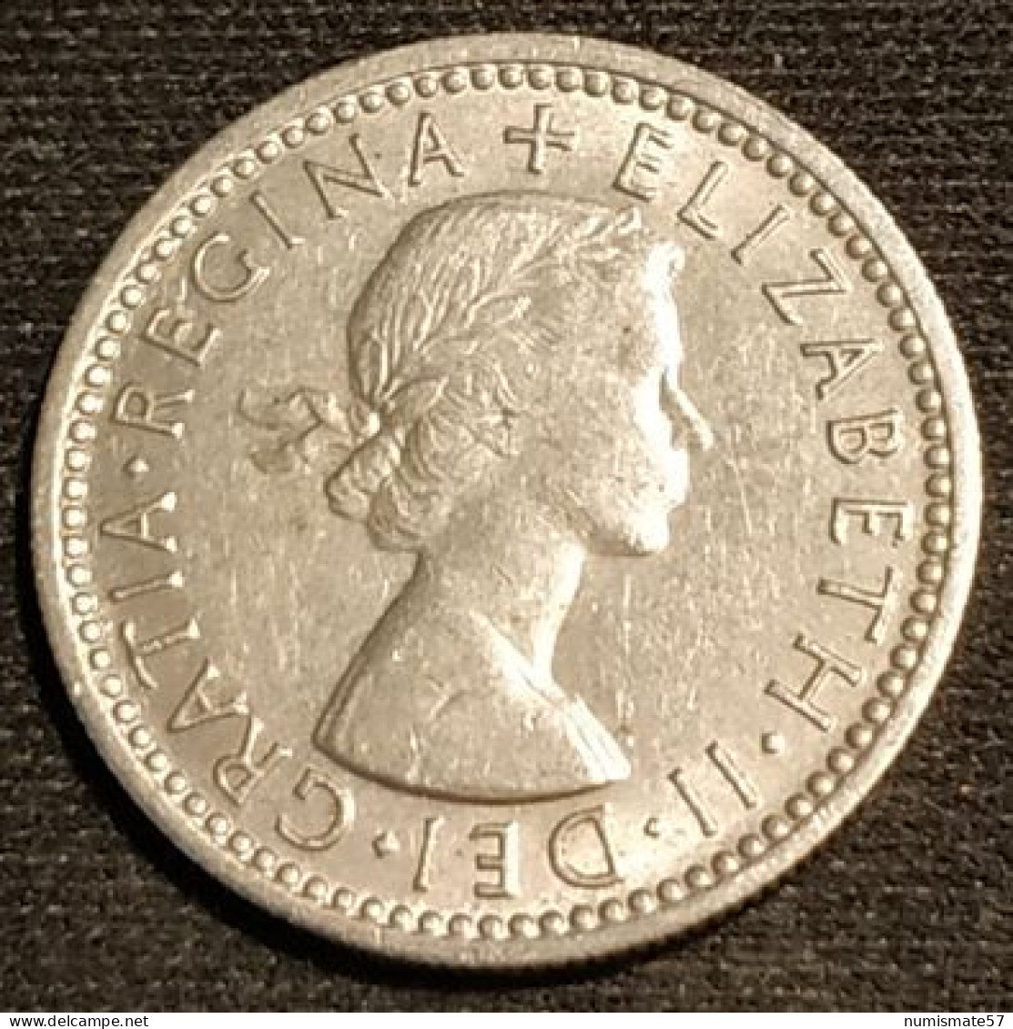 GRANDE BRETAGNE - 6 PENCE 1963 - Elizabeth II - 1ère Effigie - Sans "BRITT:OMN:" - KM 903 - H. 6 Pence