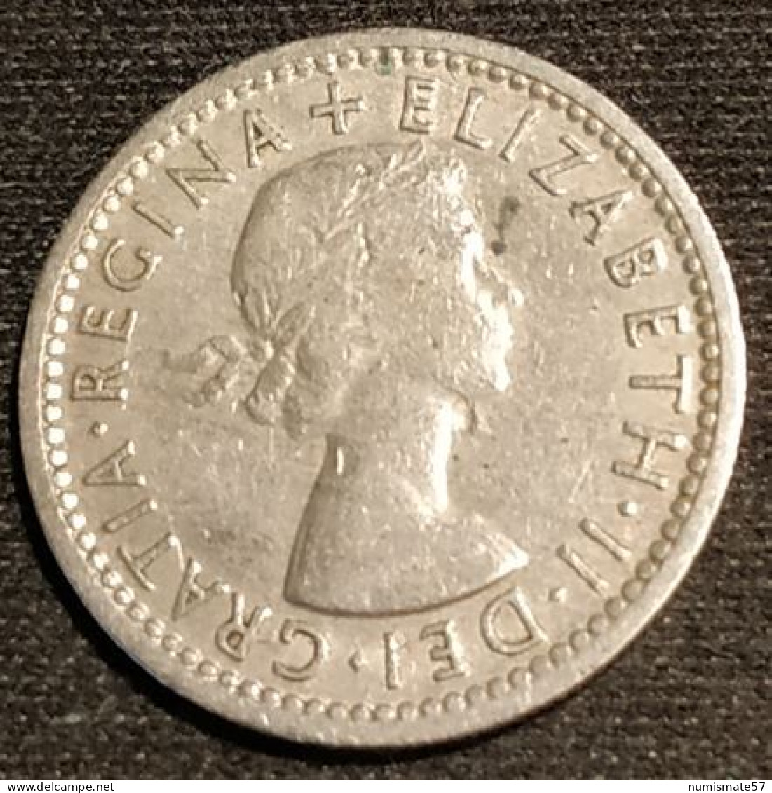 GRANDE BRETAGNE - 6 PENCE 1954 - Elizabeth II - 1ère Effigie - Sans "BRITT:OMN:" - KM 903 - H. 6 Pence