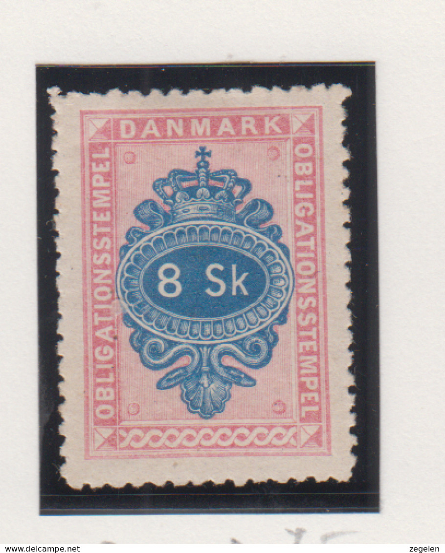 Denemarken Fiskale Zegel Cat. J.Barefoot Obligations(Bonds) 2 - Revenue Stamps