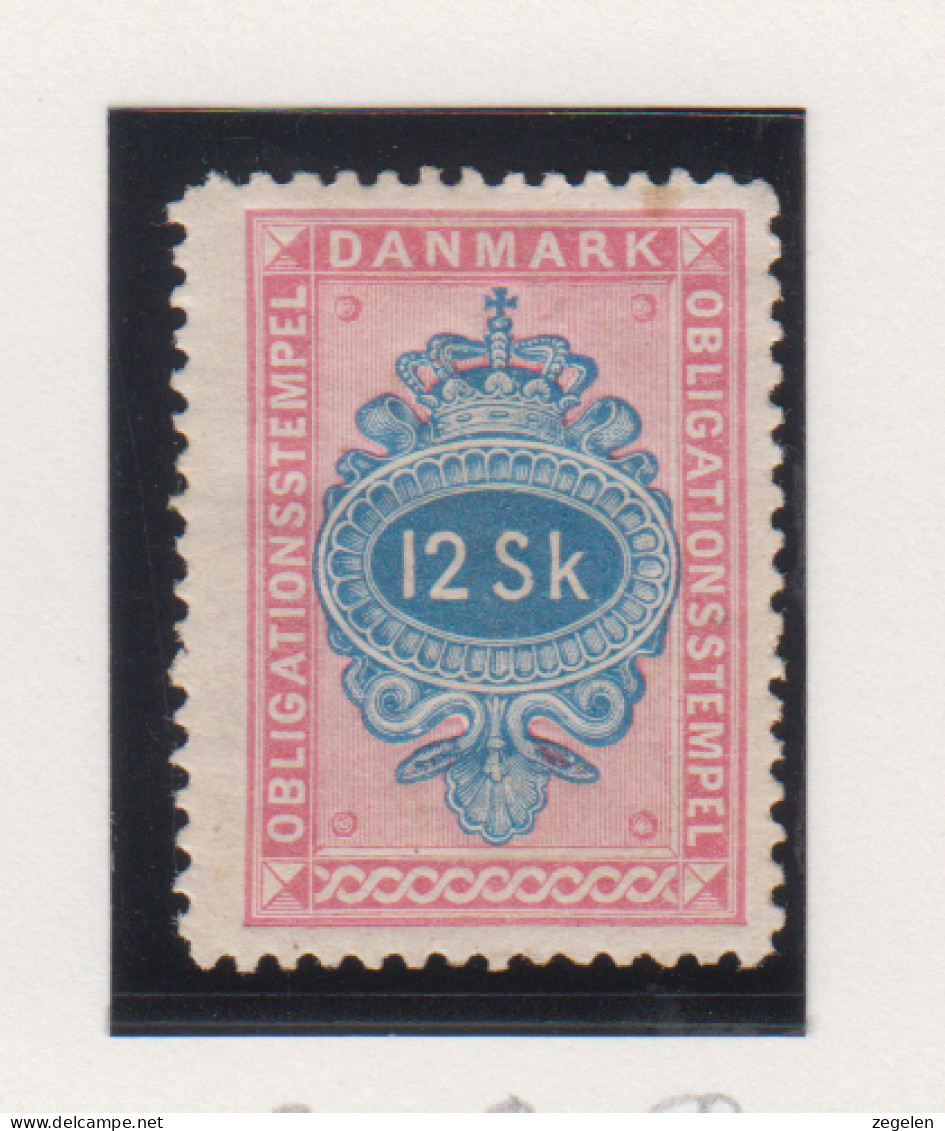 Denemarken Fiskale Zegel Cat. J.Barefoot Obligations(Bonds) 3 - Revenue Stamps