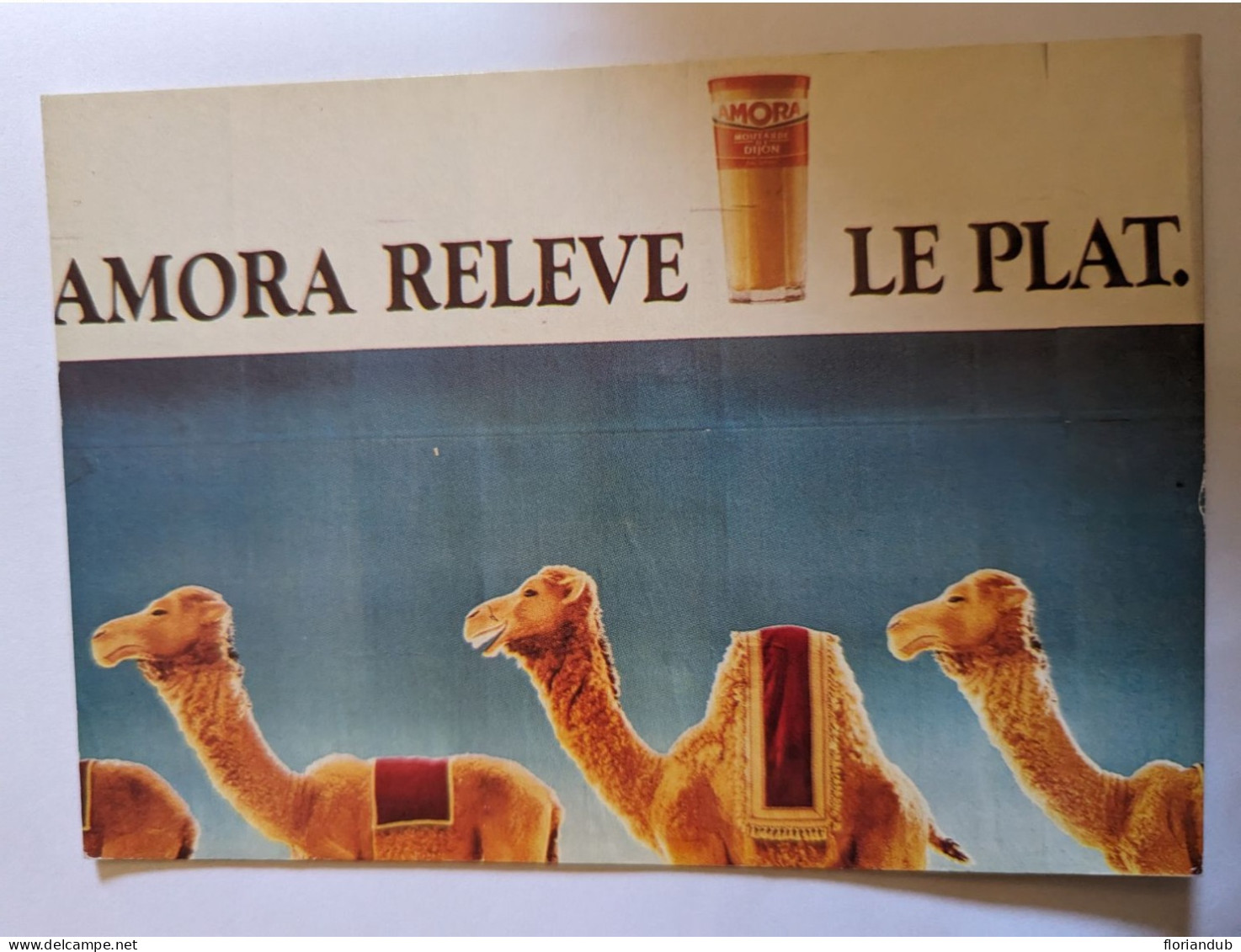 CP PUB - Amora Releve Le Plat - Édition Nugeron - Publicité