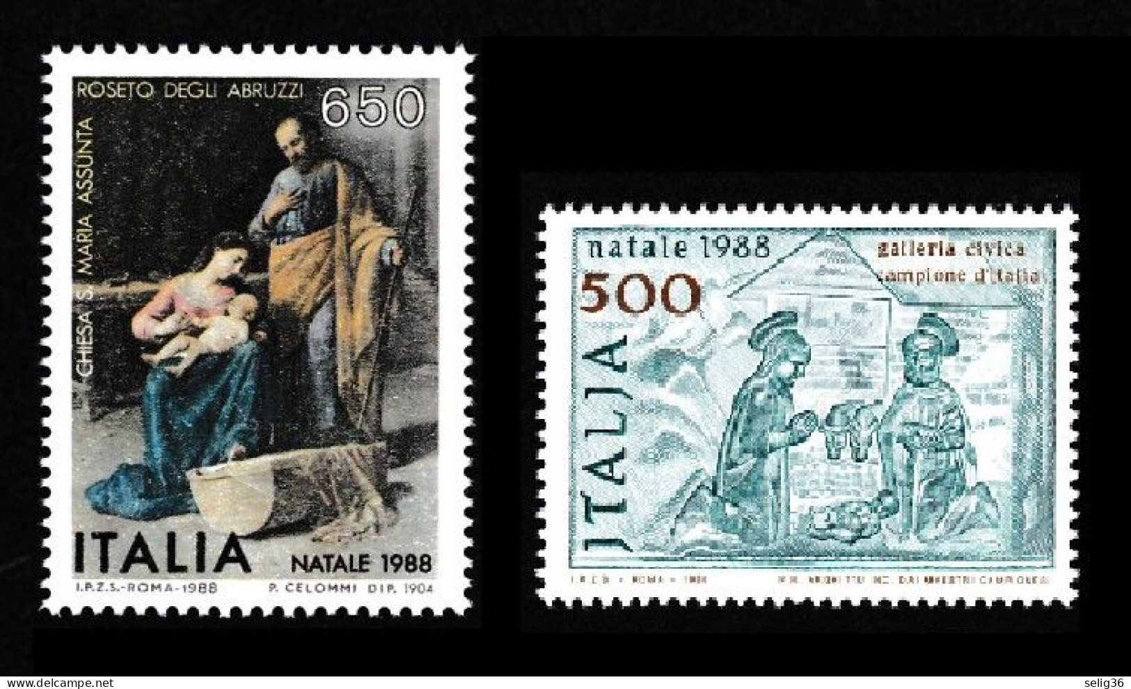 ITALIE 1988 YT 1798 Et 1800 ** - 1981-90: Neufs