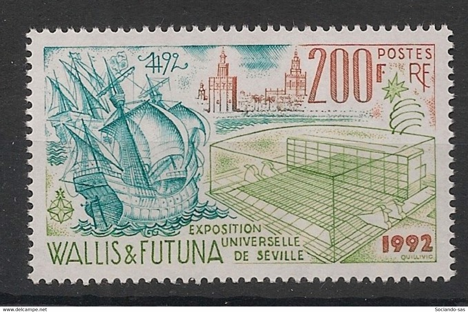 WALLIS ET FUTUNA - 1992 - N°YT. 429 - Expo 92 - Neuf Luxe ** / MNH / Postfrisch - Nuevos