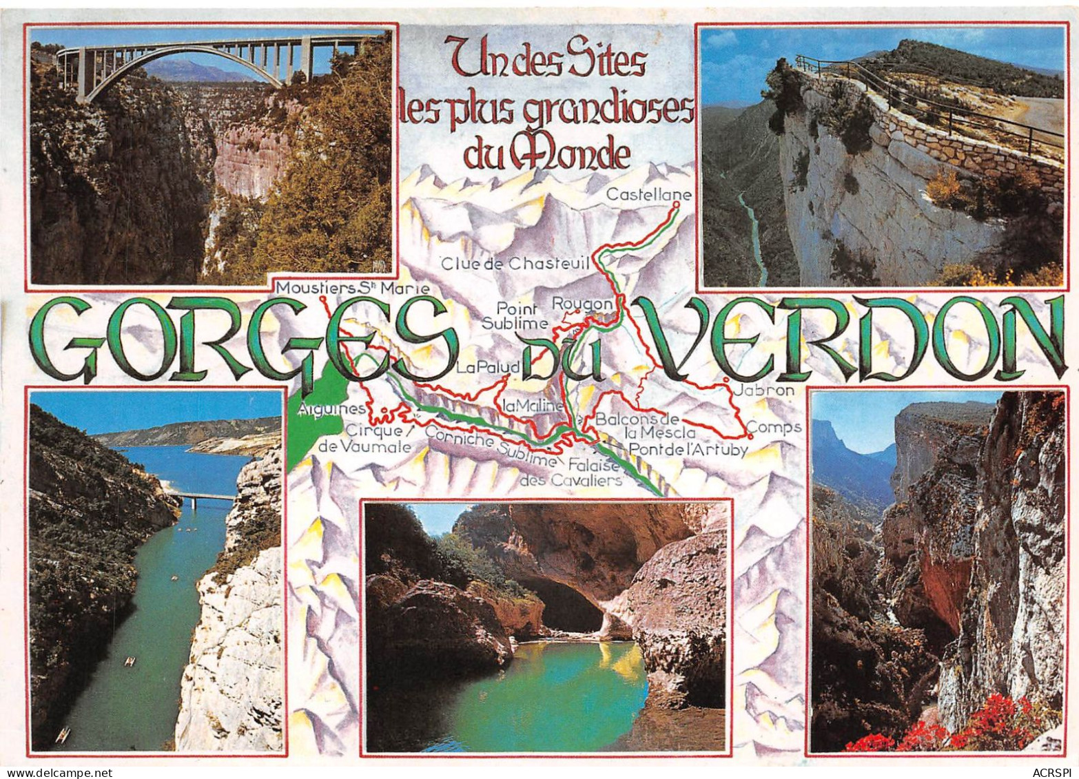 04    Les Gorges Du Verdon   (Scan R/V) N°   32   \PB1114 - Comps-sur-Artuby