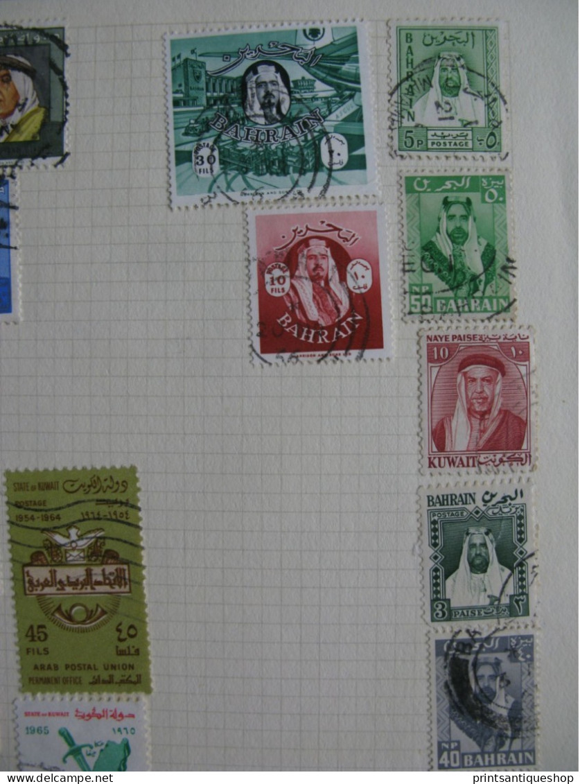 Lot KUWAIT /  Bahrain Old Stamps COLLECTION - Altri - Asia