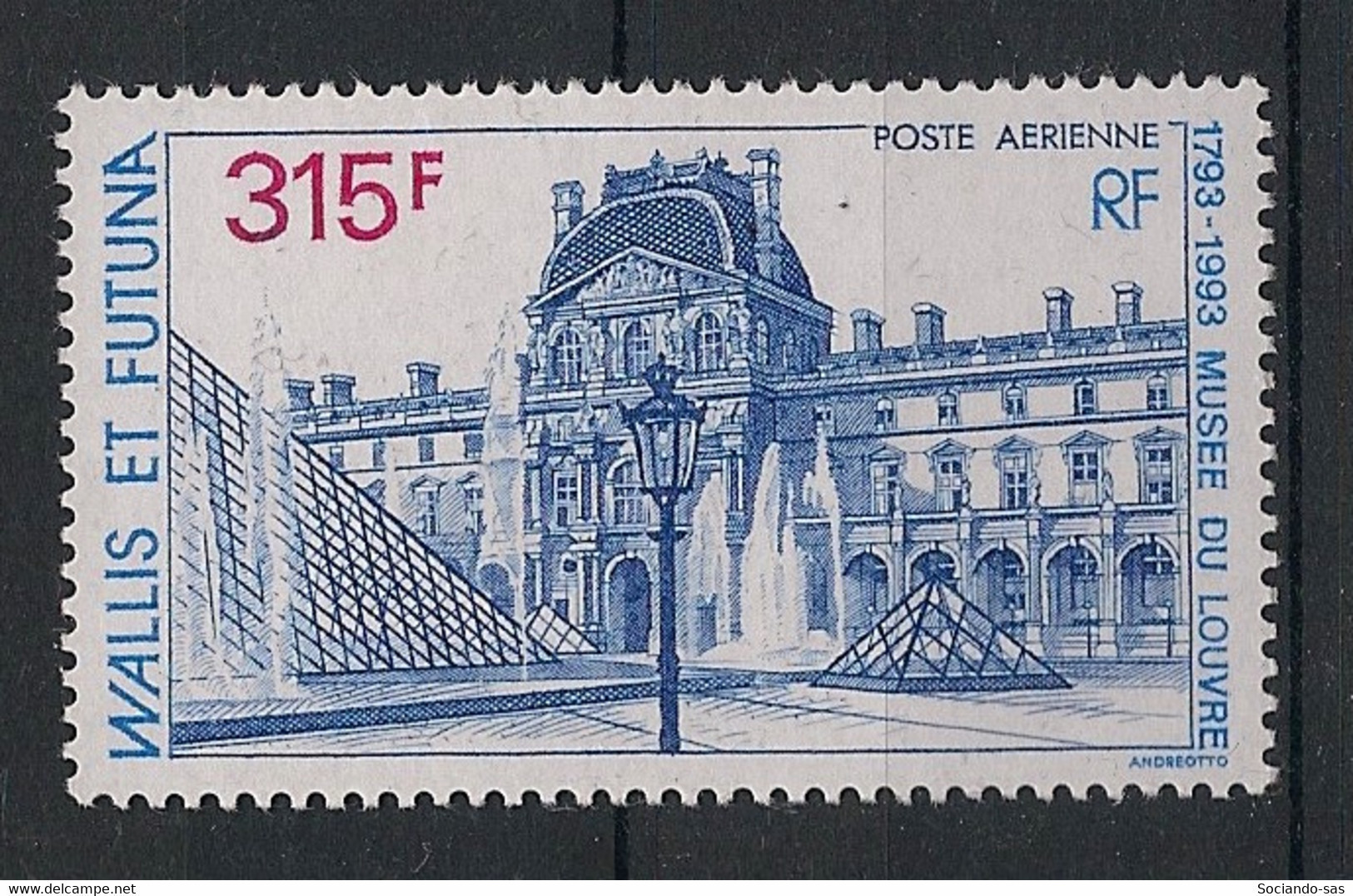 WALLIS ET FUTUNA - 1993 - PA N°YT. 176 - Musée Du Louvre - Neuf Luxe ** / MNH / Postfrisch - Unused Stamps