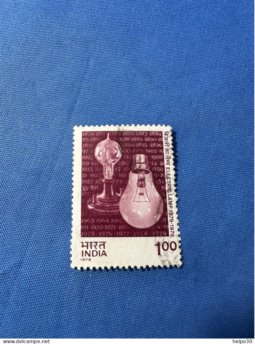 India 1979 Michel 800 Elektr. Glühlampen 100 Jahre - Gebraucht