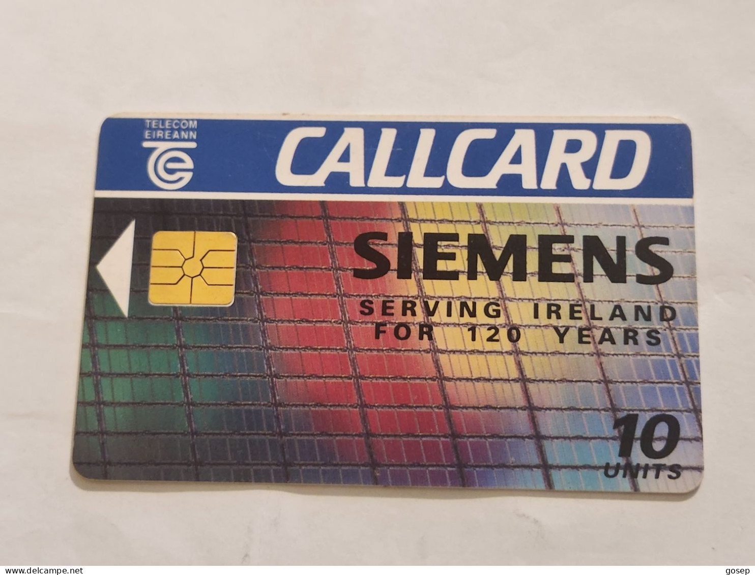 IRELAND-(IE-EIR-A-0013D)-Siemens-120 Years(16)-(10units)-(1.1.94)-used Card+1card Prepiad Free - Irland