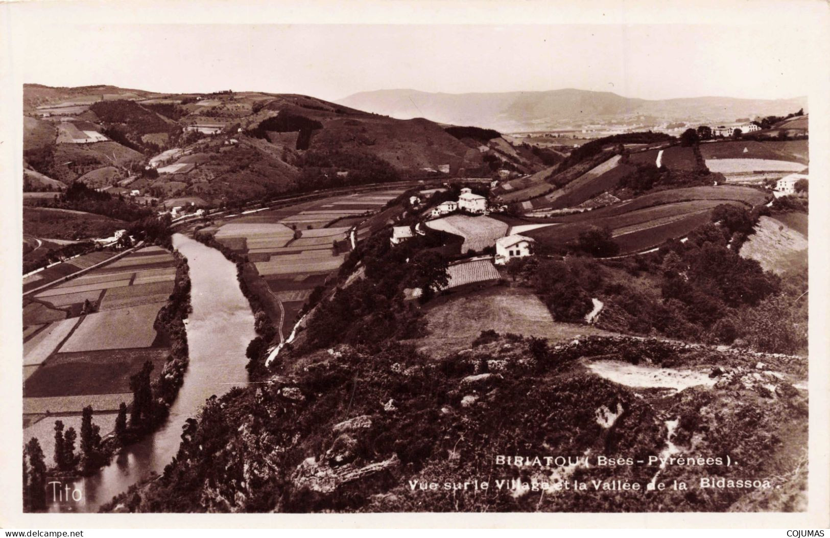 64 - BIRIATOU _S26753_ Vue Sur Le Village Et La Vallée De La Bidassoa - CPSM 14x9 Cm - Biriatou