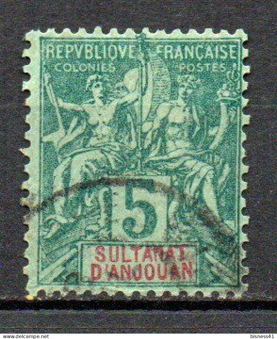 Col41  Colonie Anjouan N° 4 Oblitéré Cote 7,00€ - Used Stamps
