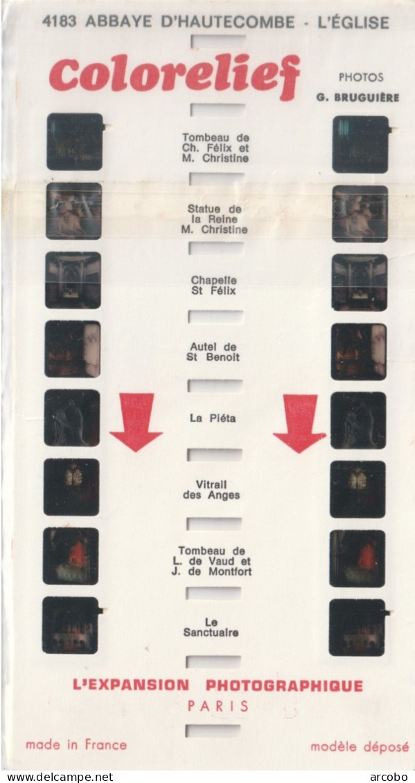 ABBAYE D'HAUTECOMBE Colorelief Saint Pierre-de Curtille - Stereoscopes - Side-by-side Viewers