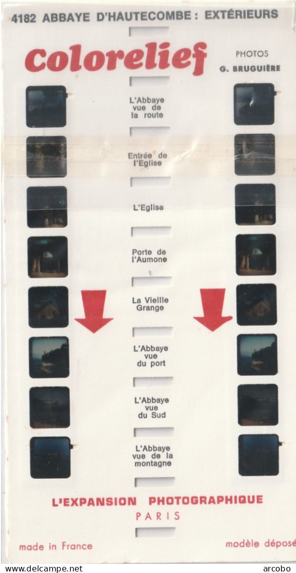 ABBAYE D'HAUTECOMBE Colorelief Saint Pierre-de Curtille - Stereoscopes - Side-by-side Viewers