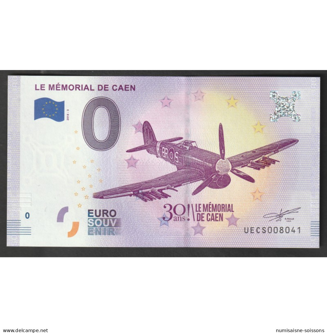 FRANCE - 14000 - CAEN - LE MÉMORIAL - 2018-3 - Essais Privés / Non-officiels