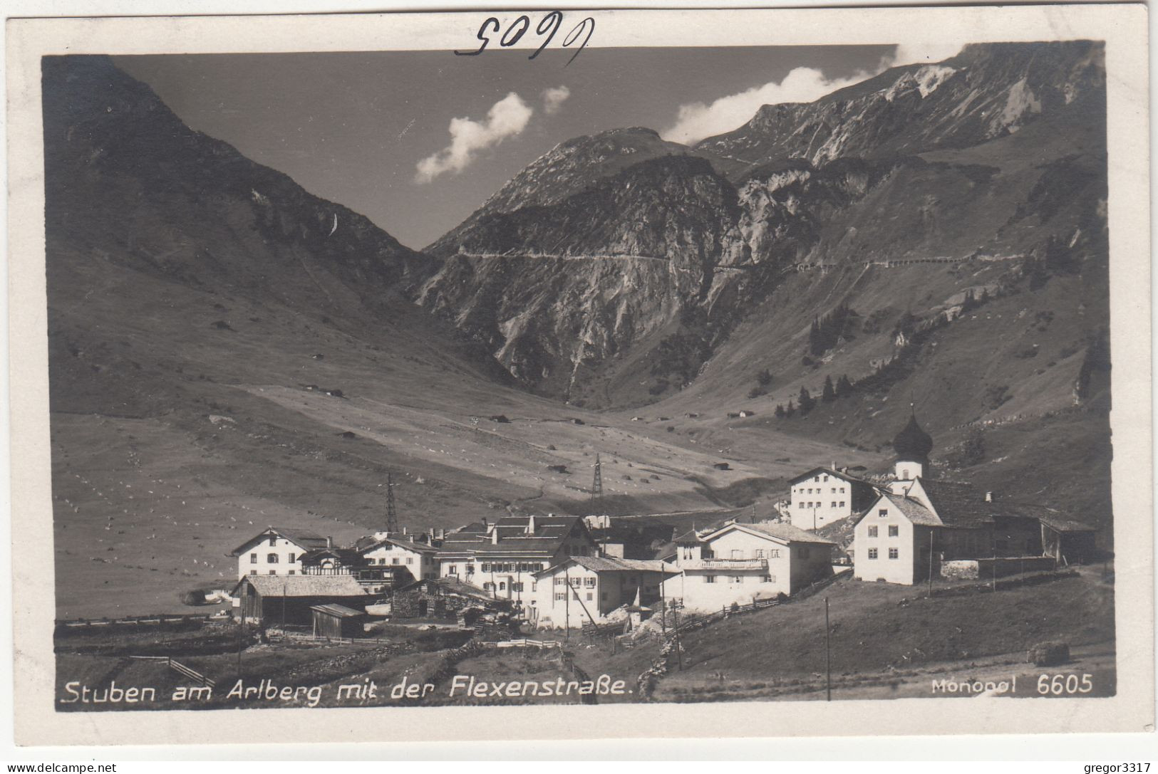 E5019) STUBEN Am ARLBERG Mit Der Flexentraße - Häuser DETAILS Kirche ALT ! ! - Stuben