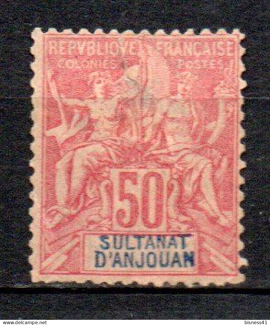 Col41  Colonie Anjouan N° 11 Oblitéré  Cote 45,00€ - Used Stamps