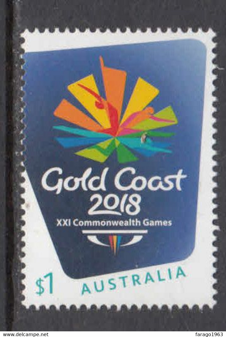 2018 Australia Commonwealth Games Complete Set Of 1 MNH @ BELOW FACE VALUE - Mint Stamps