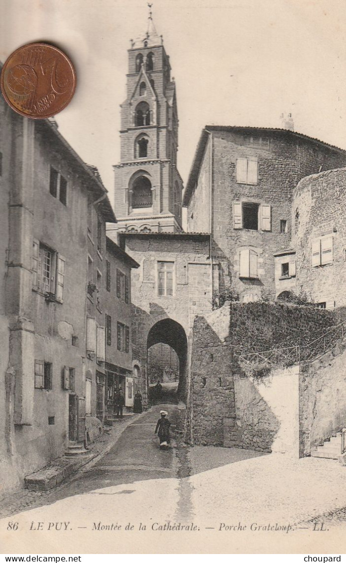 63 - Carte Postale Ancienne De LE PUY  Montée De La Cathédrale - Other & Unclassified