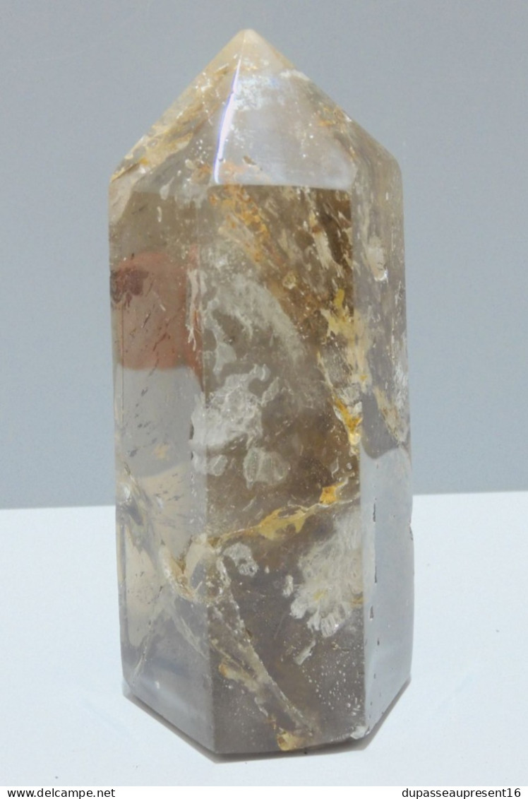 -ANCIEN OBELISQUE QUARTZ Avec Défauts D'origine Collection MINERAUX ANCIENS     E - Other & Unclassified