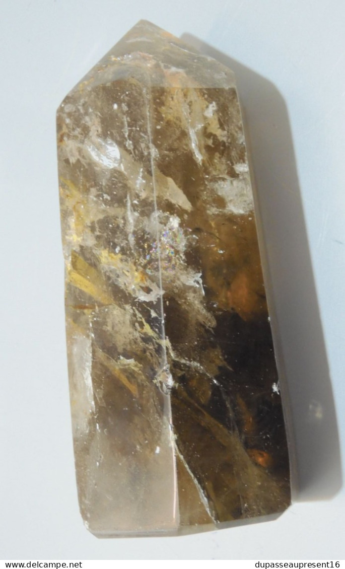 -ANCIEN OBELISQUE QUARTZ avec défauts d'origine collection MINERAUX ANCIENS     E