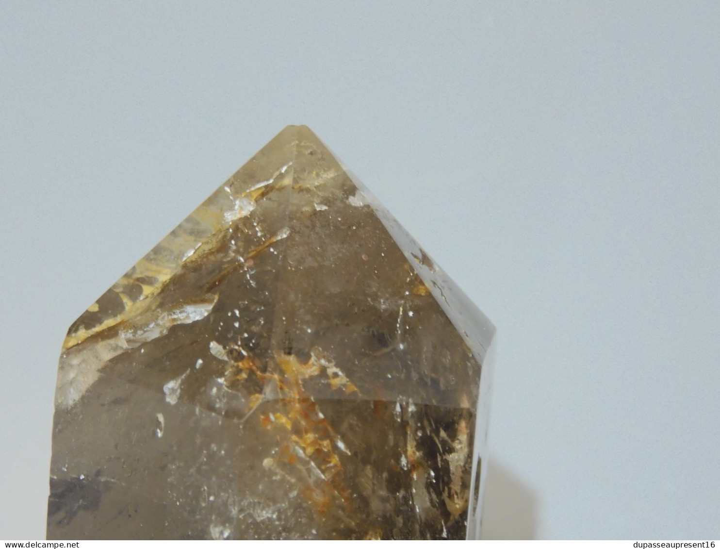 -ANCIEN OBELISQUE QUARTZ avec défauts d'origine collection MINERAUX ANCIENS     E