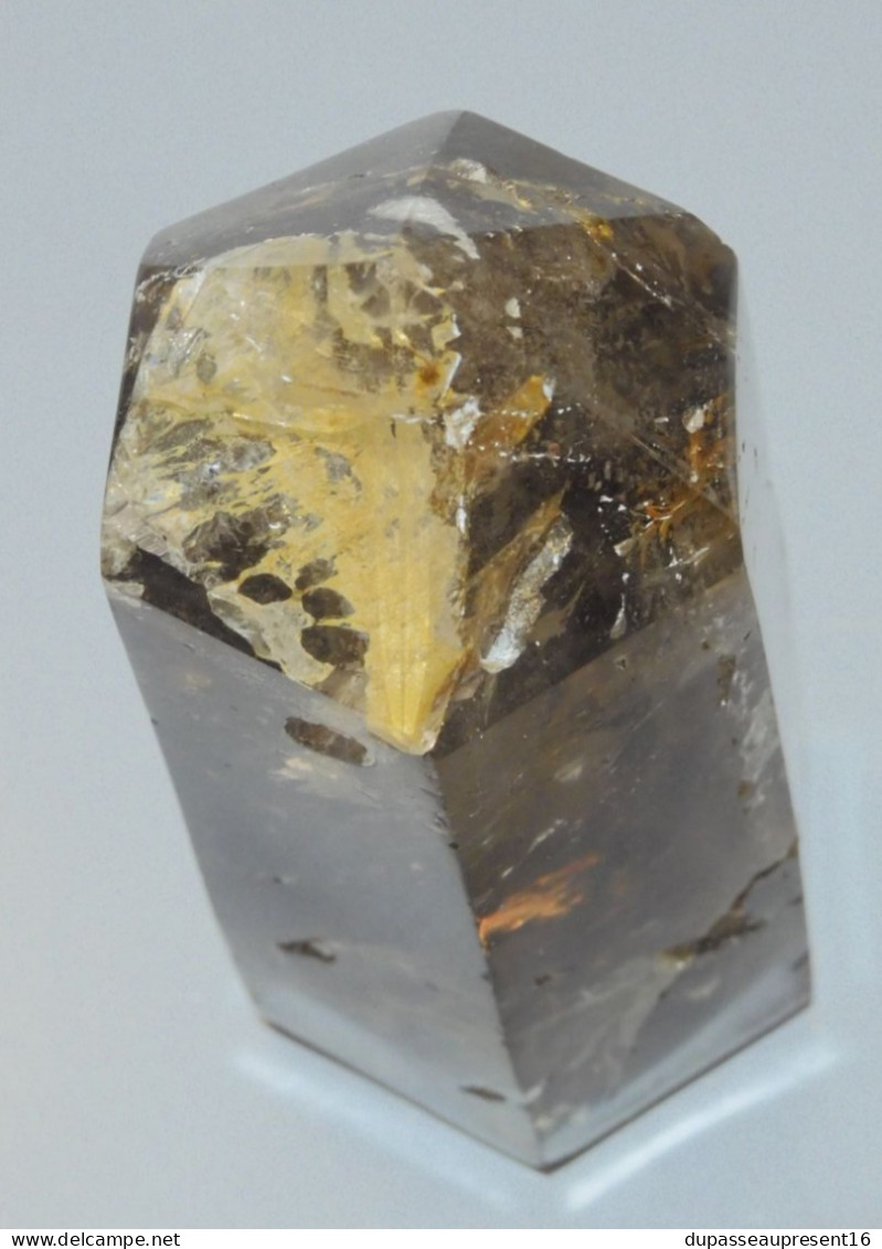 -ANCIEN OBELISQUE QUARTZ avec défauts d'origine collection MINERAUX ANCIENS     E