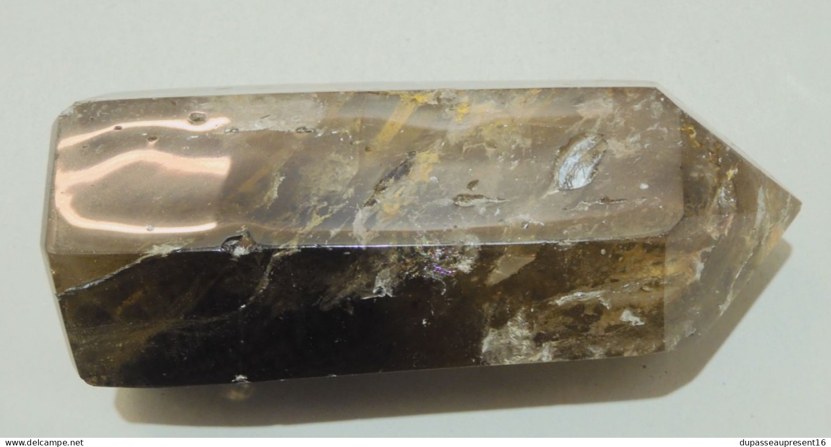 -ANCIEN OBELISQUE QUARTZ avec défauts d'origine collection MINERAUX ANCIENS     E