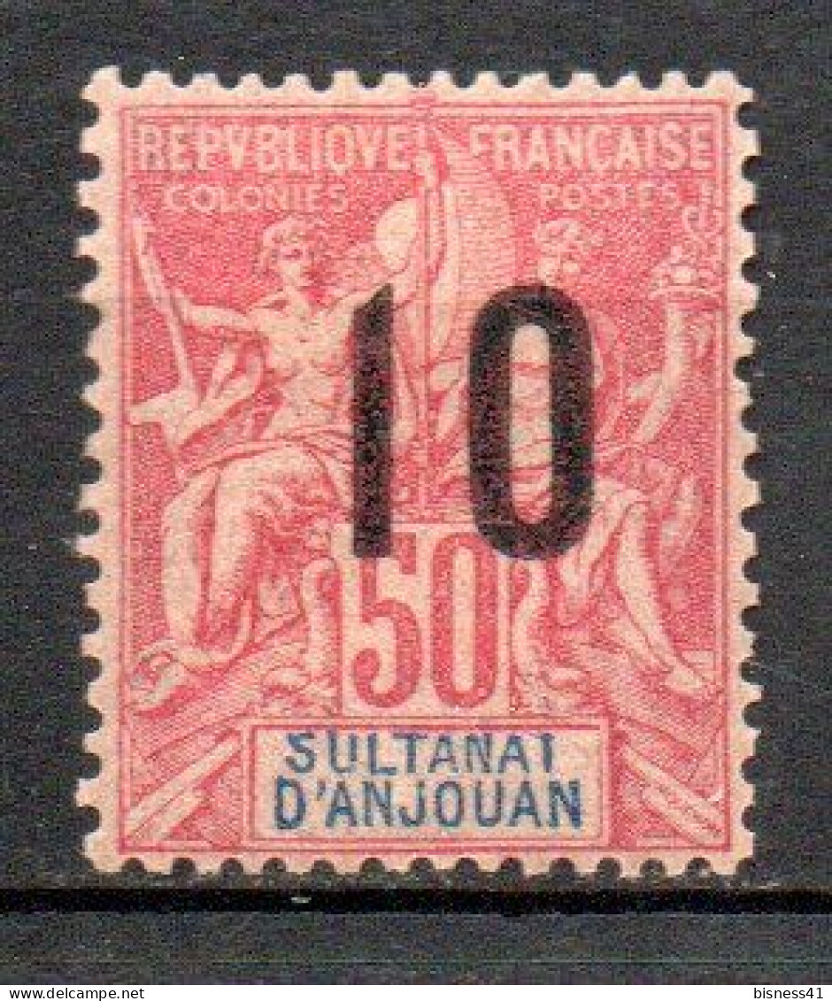 Col41  Colonie Anjouan N° 28 Neuf X MH   Cote 8,00€ - Unused Stamps