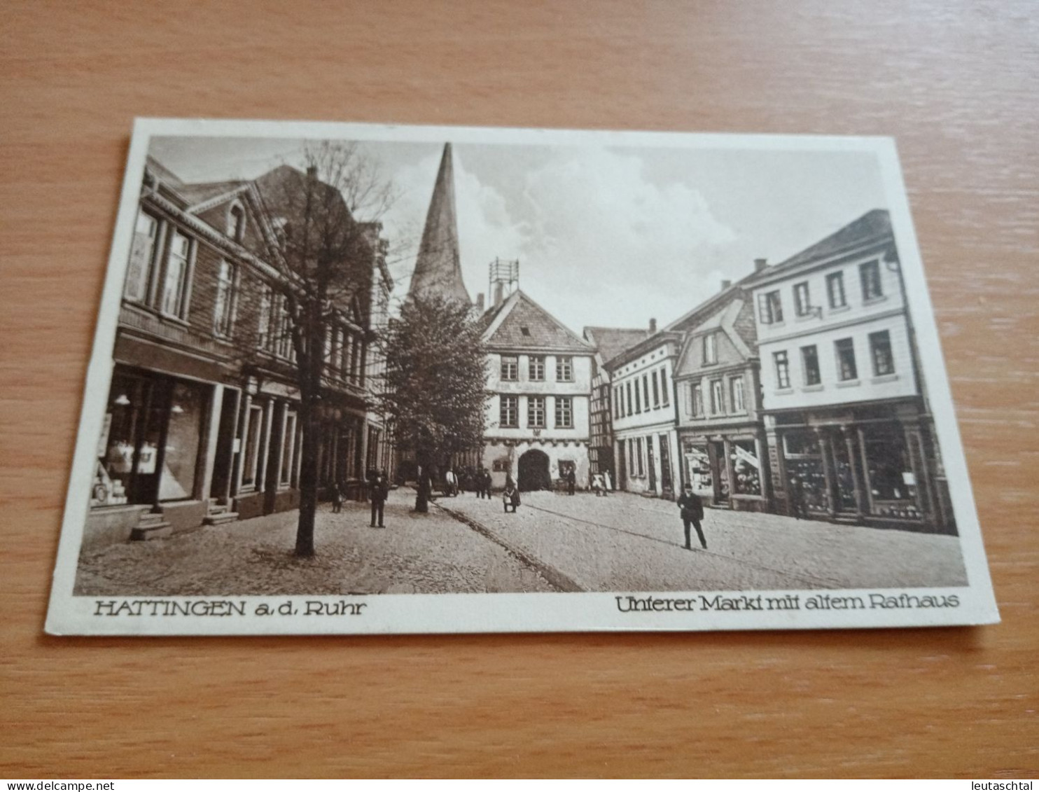 Gruß Aus Hattingen Unterer Markt Mit Altem Rathaus (K3) - Hattingen