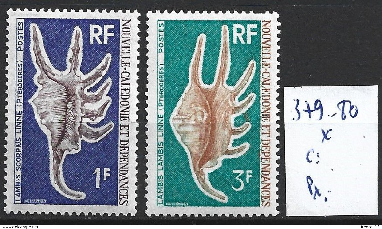 NOUVELLE-CALEDONIE 379-80 * Côte 6.40 € - Unused Stamps
