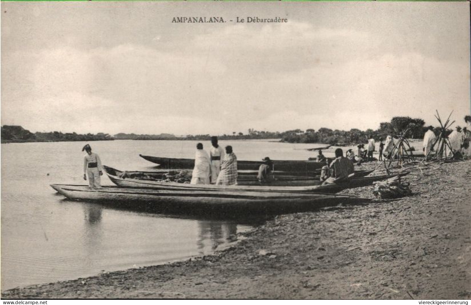 ! Alte Ansichtskarte Madagaskar , Madagascar, Ampanalana - Madagascar