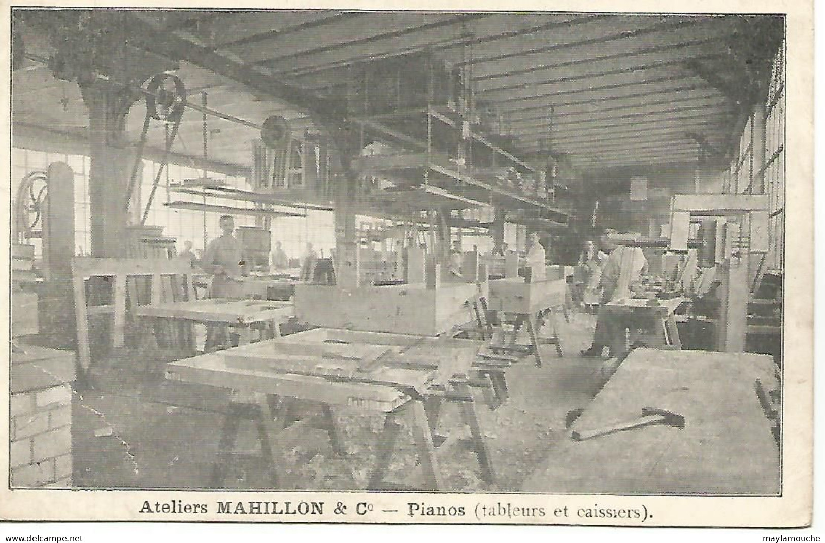 Bruxelles  Atelier Mahillon Pianos  Chaussee  De Mons - Petits Métiers