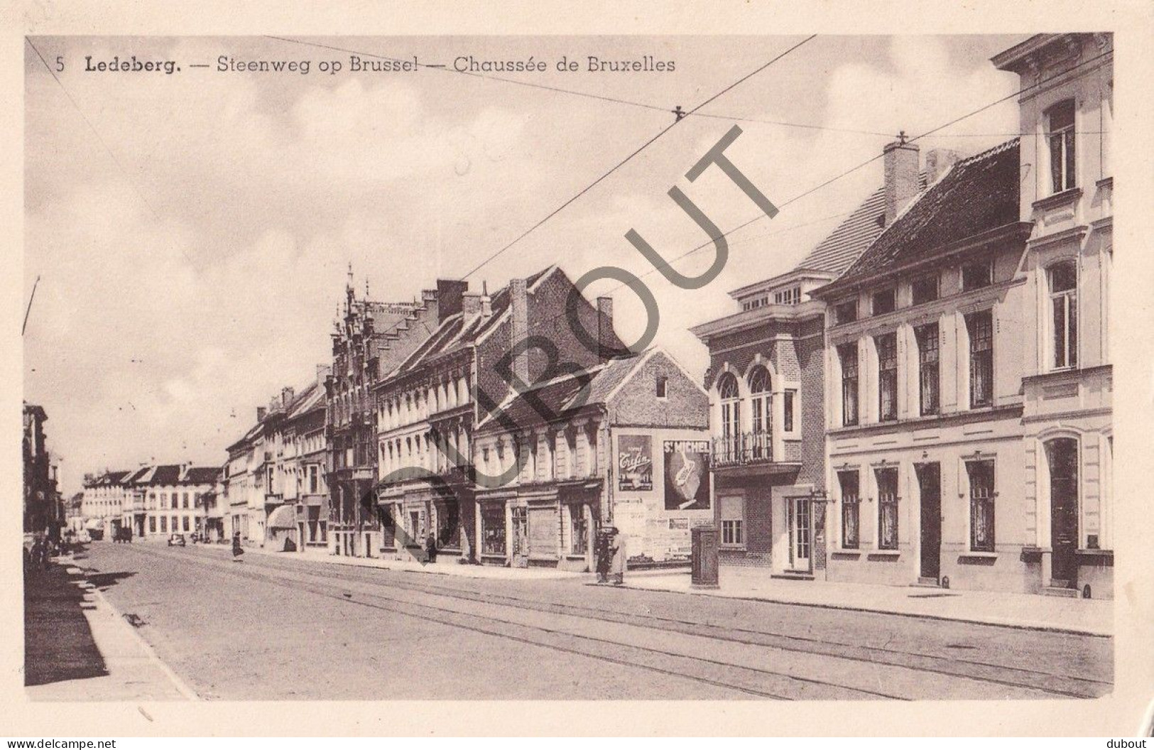 Postkaart - Carte Postale - Ledeberg - Steenweg Op Brussel  (C5590) - Roosdaal