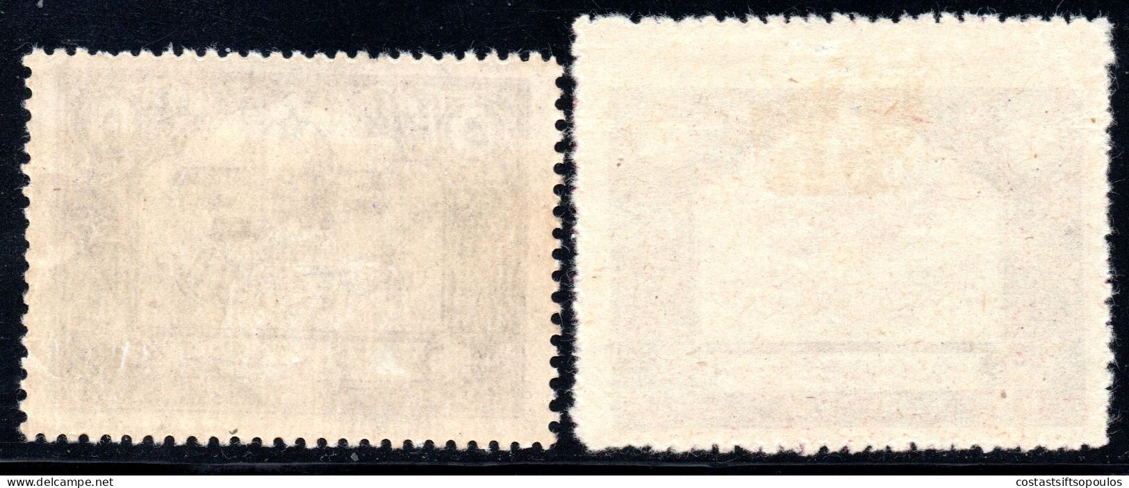 2534. TURKEY 1926 AVIATION SOCIETY POSTAL TAX, SC. RAC3-RAC4  ISFILA T3-T4 MLH. - Ungebraucht