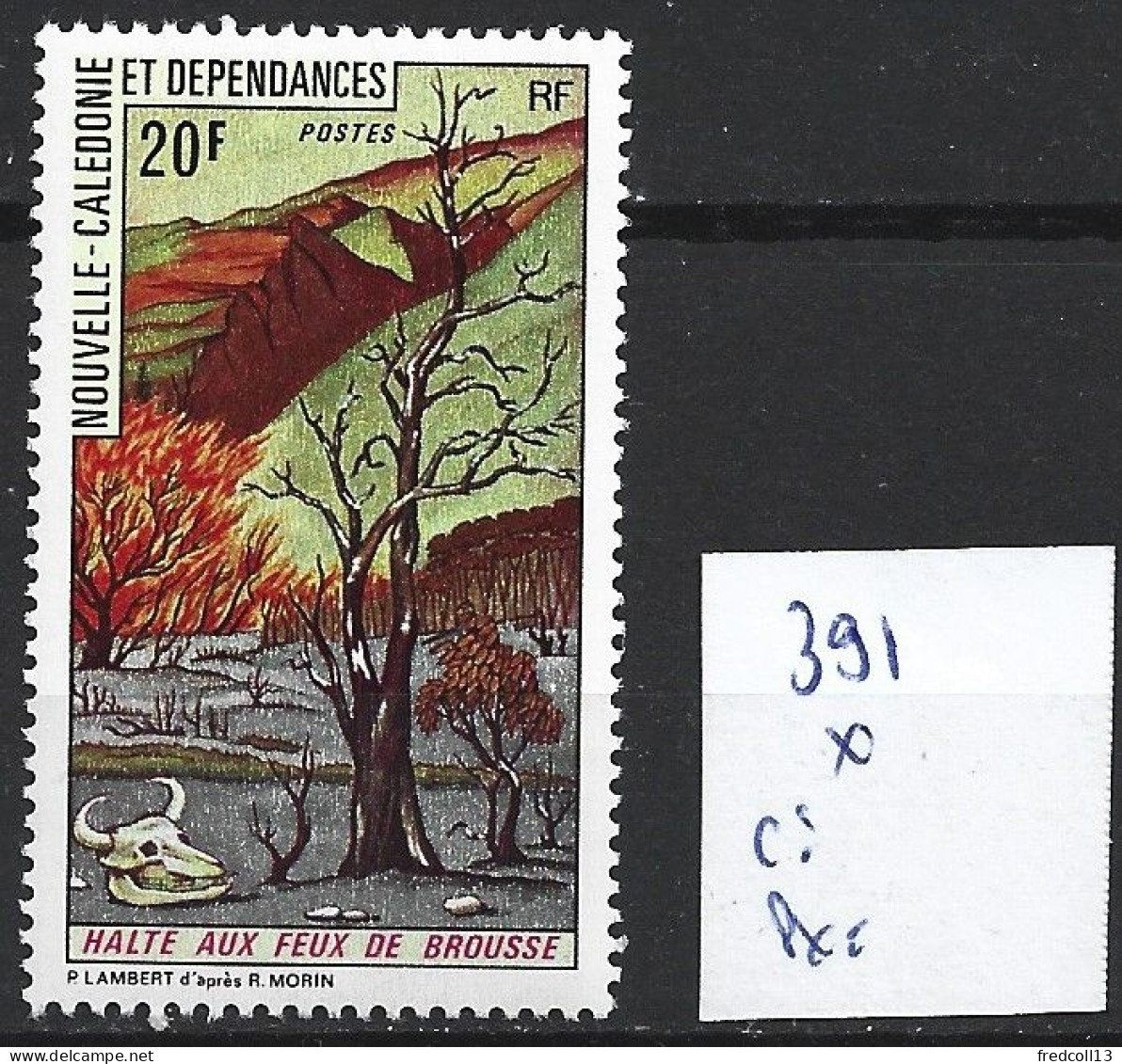 NOUVELLE-CALEDONIE 391 * Côte 3.20 € - Unused Stamps