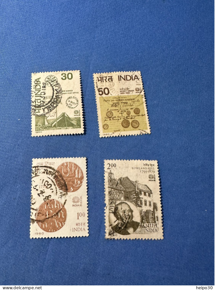India 1980 Michel 809-12 UNIDO Generalkonferenz - Used Stamps