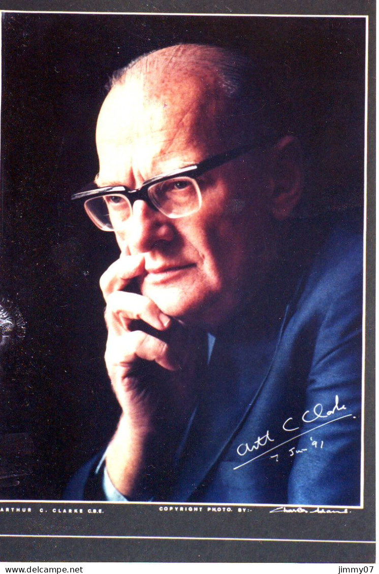 Arthur C. Clarke (10x15 Cm)  Original Dedicated Photo - Ecrivains