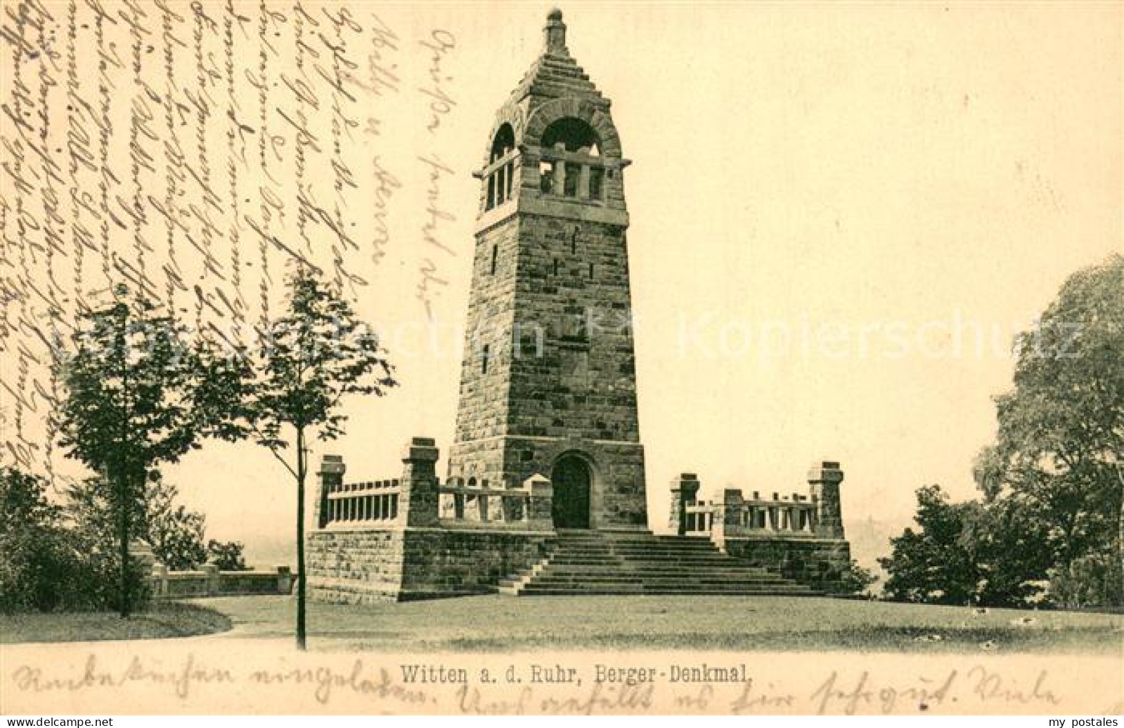 73698588 Witten Ruhr Berger-Denkmal Witten Ruhr - Witten