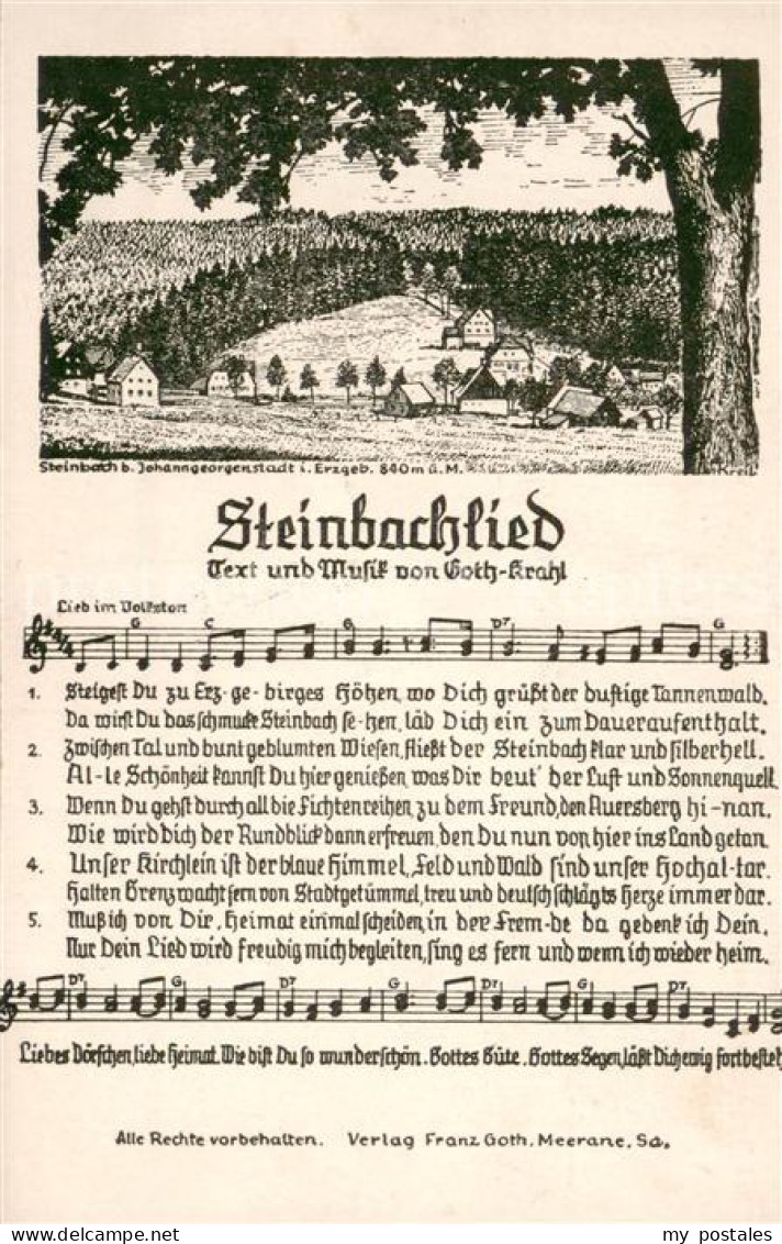 73698557 Johanngeorgenstadt Steinbachlied  Johanngeorgenstadt - Johanngeorgenstadt