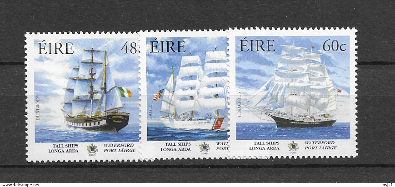 2005 MNH Ireland Mi 1657-59 Postfris** - Neufs